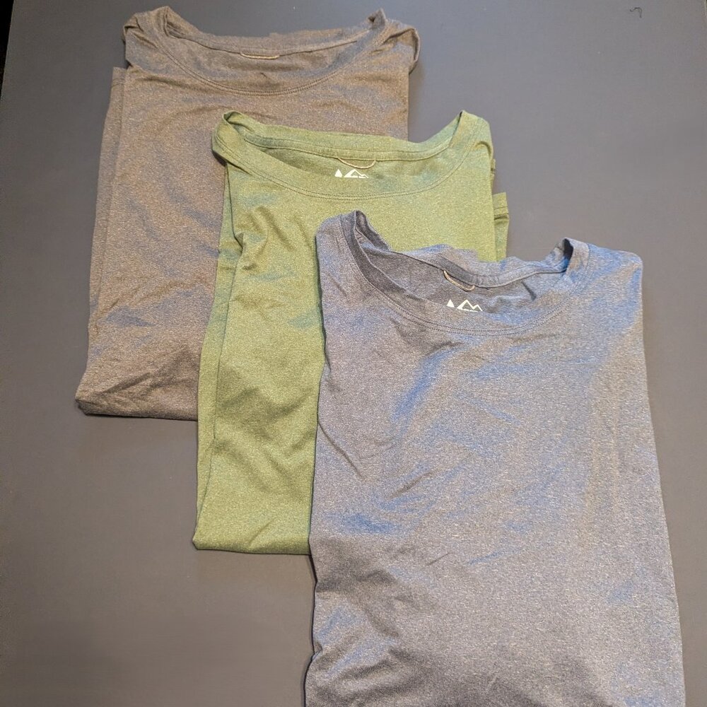 REI Co-op Three T-Shirt Bundle, Poly/Spandex, Size XXL